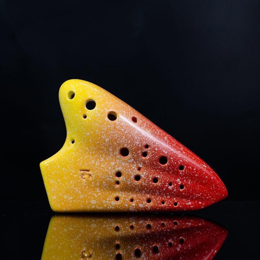Musical Instrument Gif - Seramik Ocarinas 16 delik Alto C