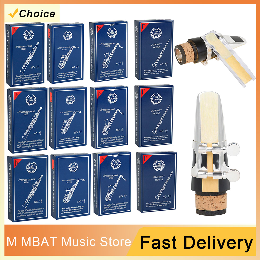Musical Instrument Euphonium - 10/20Set 2.5 Soprano/Alto/Tenor/Klarnet B Düz Saksafon