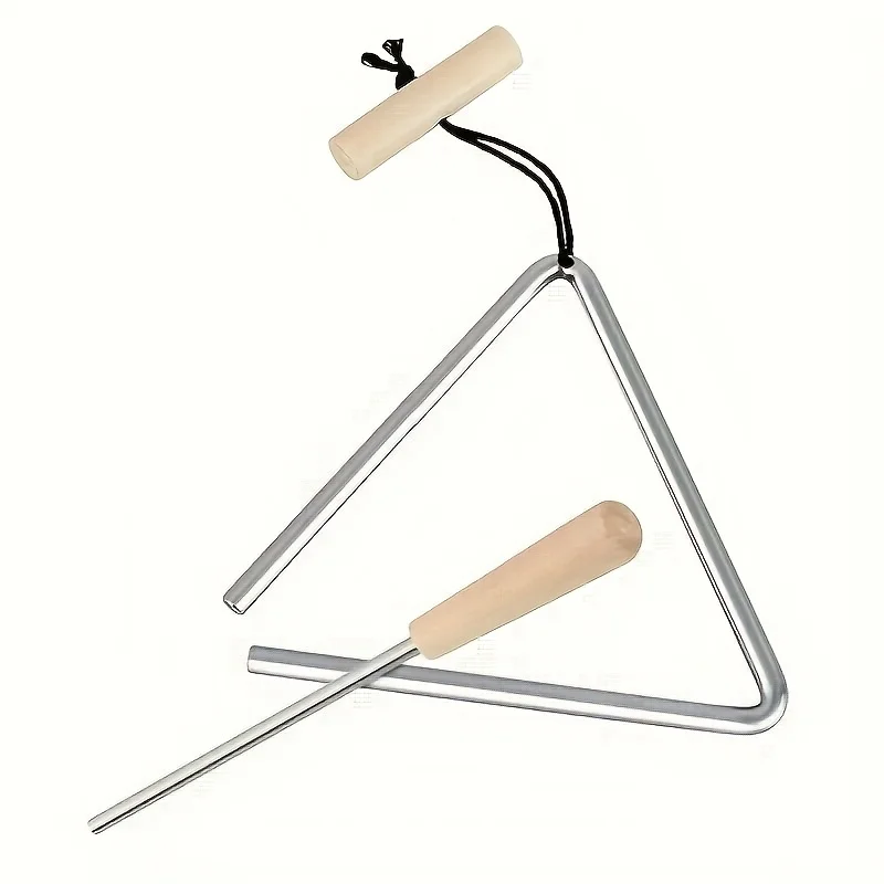 Triangle Beater Music - 1 adet Profesyonel Üçgen Enstrüman Seti,