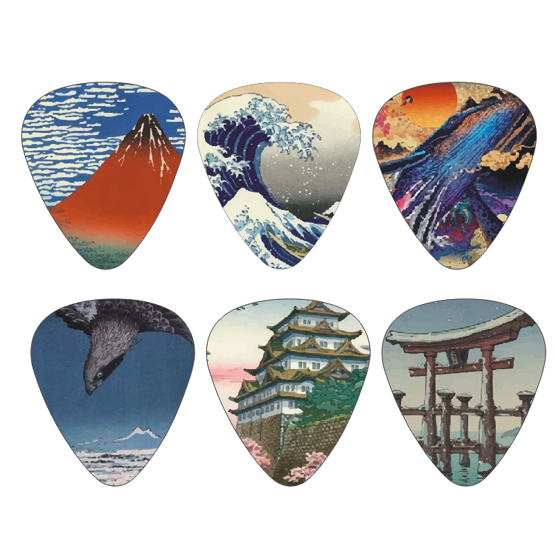 Musical Instrument Gif - Yeni 12 adet/takım Gitar Seçtikleri-Japon Kültürü