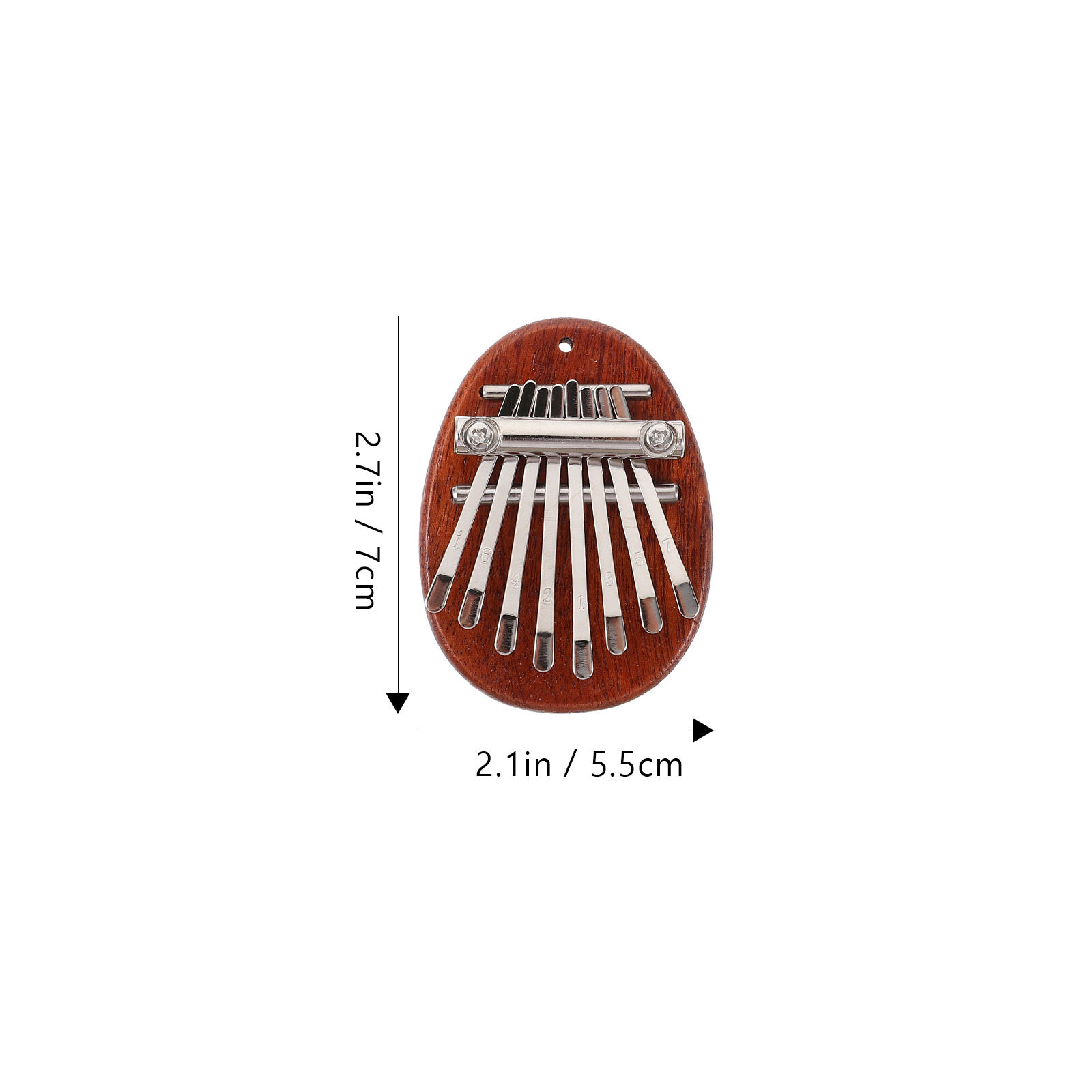1 takım Kalimba Mini 8 Tuşlu B - Musical Instrument Percussion incelemesi ve fiyatı