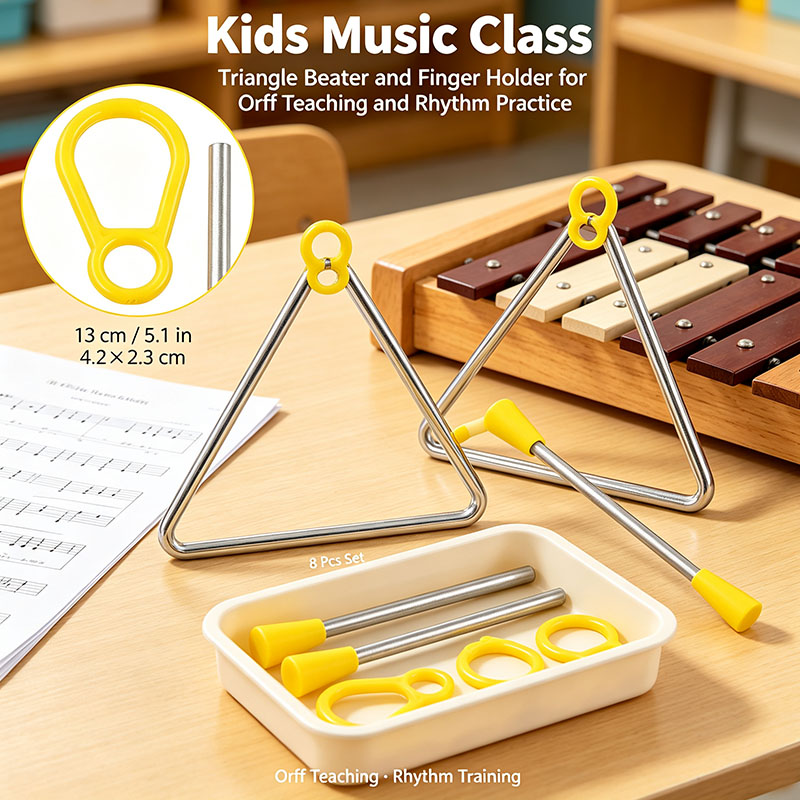 4 Adet Sınıf İçin Kullanılan V - Triangle Beater Music incelemesi ve fiyatı