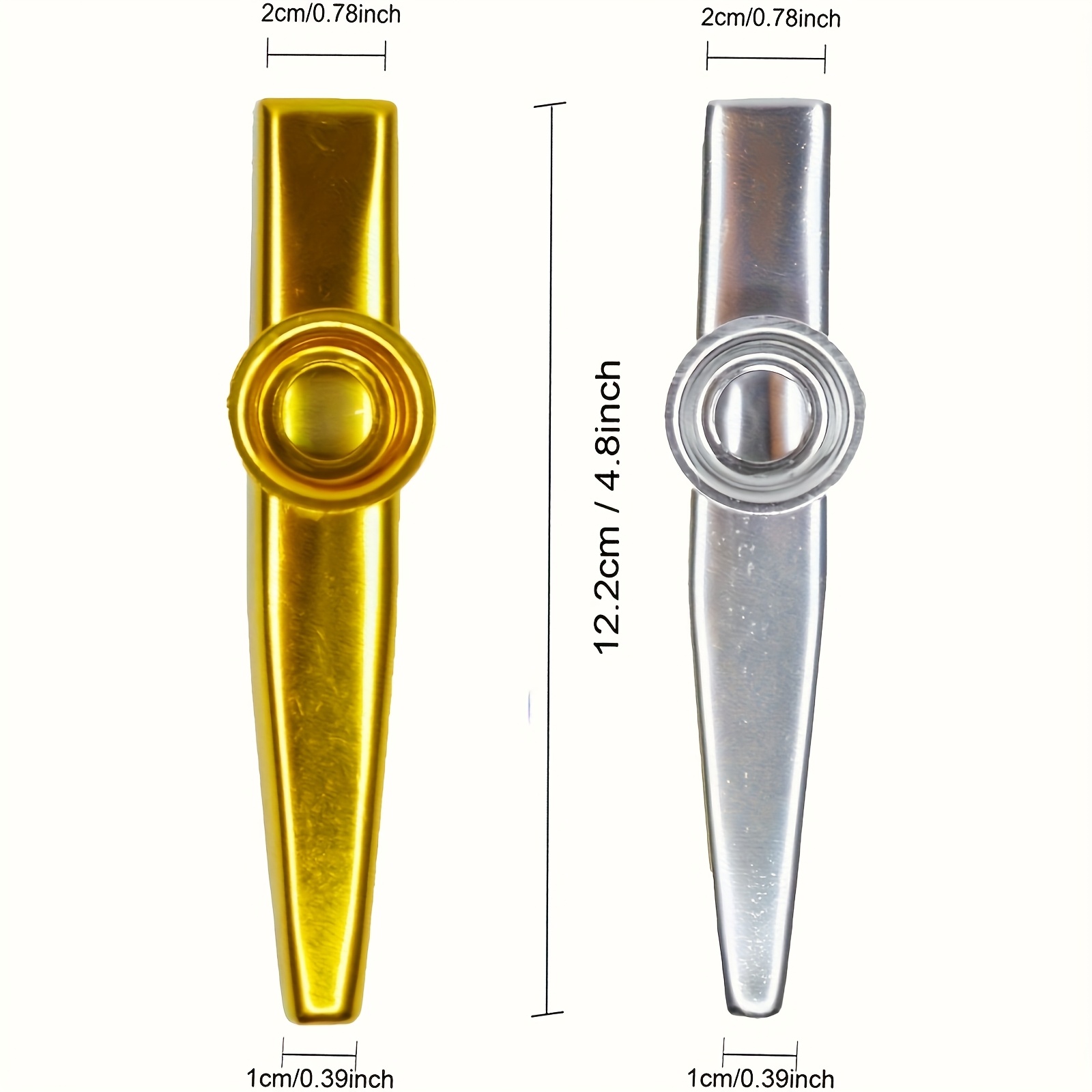 7 adet Metal Kazoos Basit Tasa - Musical Instrument Gif incelemesi ve fiyatı