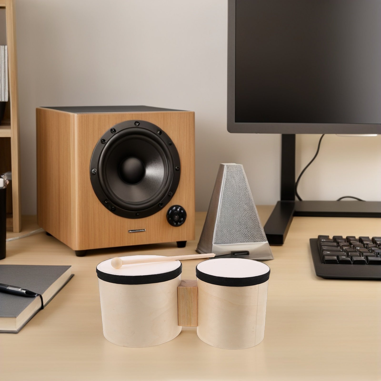 1 takım ahşap bongo yeni başla - Musical Instrument Percussion incelemesi ve fiyatı