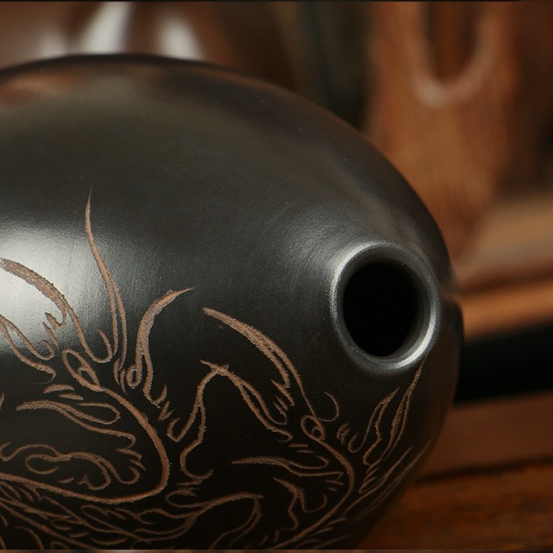 8 Delikli Ocarina Siyah Taşına - Musical Instrument Gif incelemesi ve fiyatı