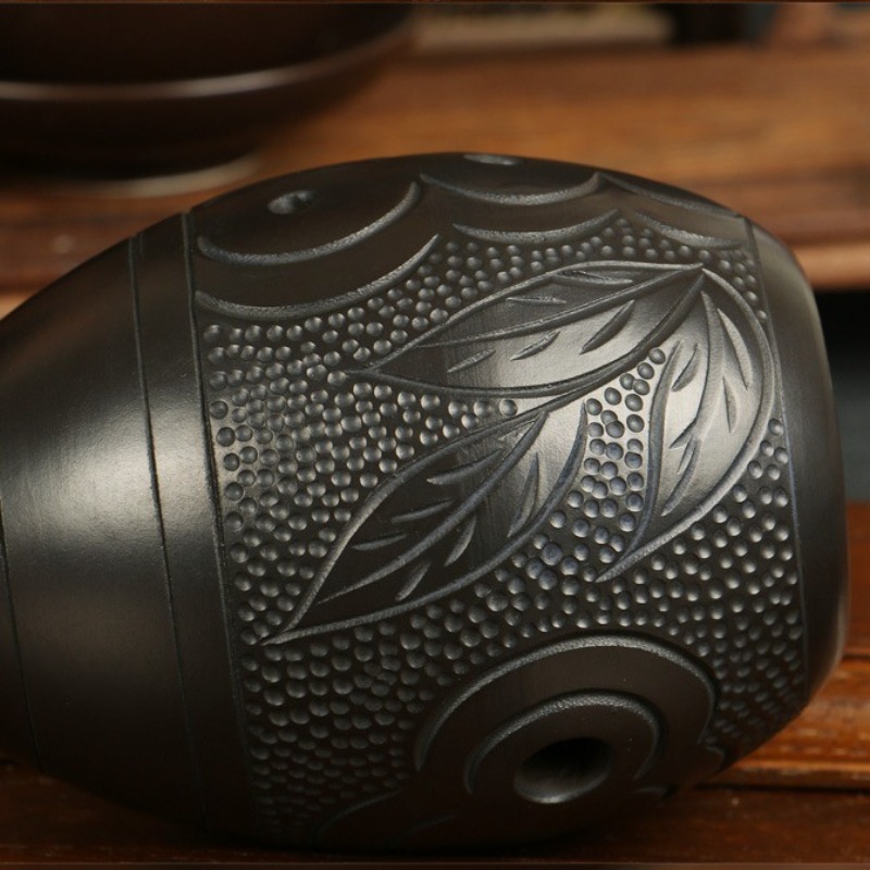 8 Delikli Ocarina Siyah Taşına - Musical Instrument Gif incelemesi ve fiyatı