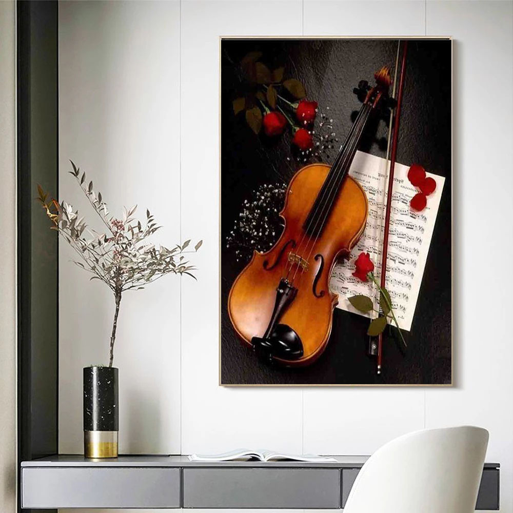 Sayılarla Boyama Keman Çizimi, - Musical Instrument In Drawing incelemesi ve fiyatı