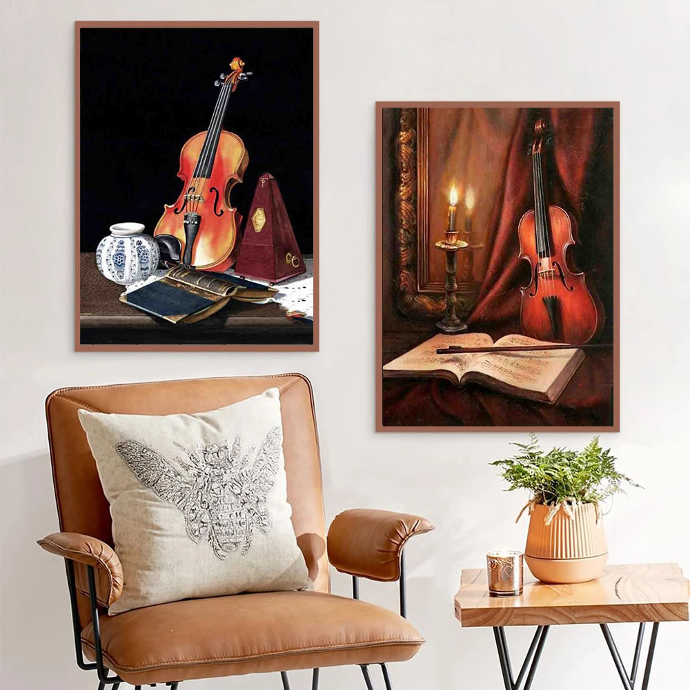 Sayılarla Boyama Keman Çizimi, - Musical Instrument In Drawing incelemesi ve fiyatı